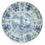 17th Century China Porcelain Swatow Plate