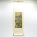 Chinese Scroll Depicting Landscape