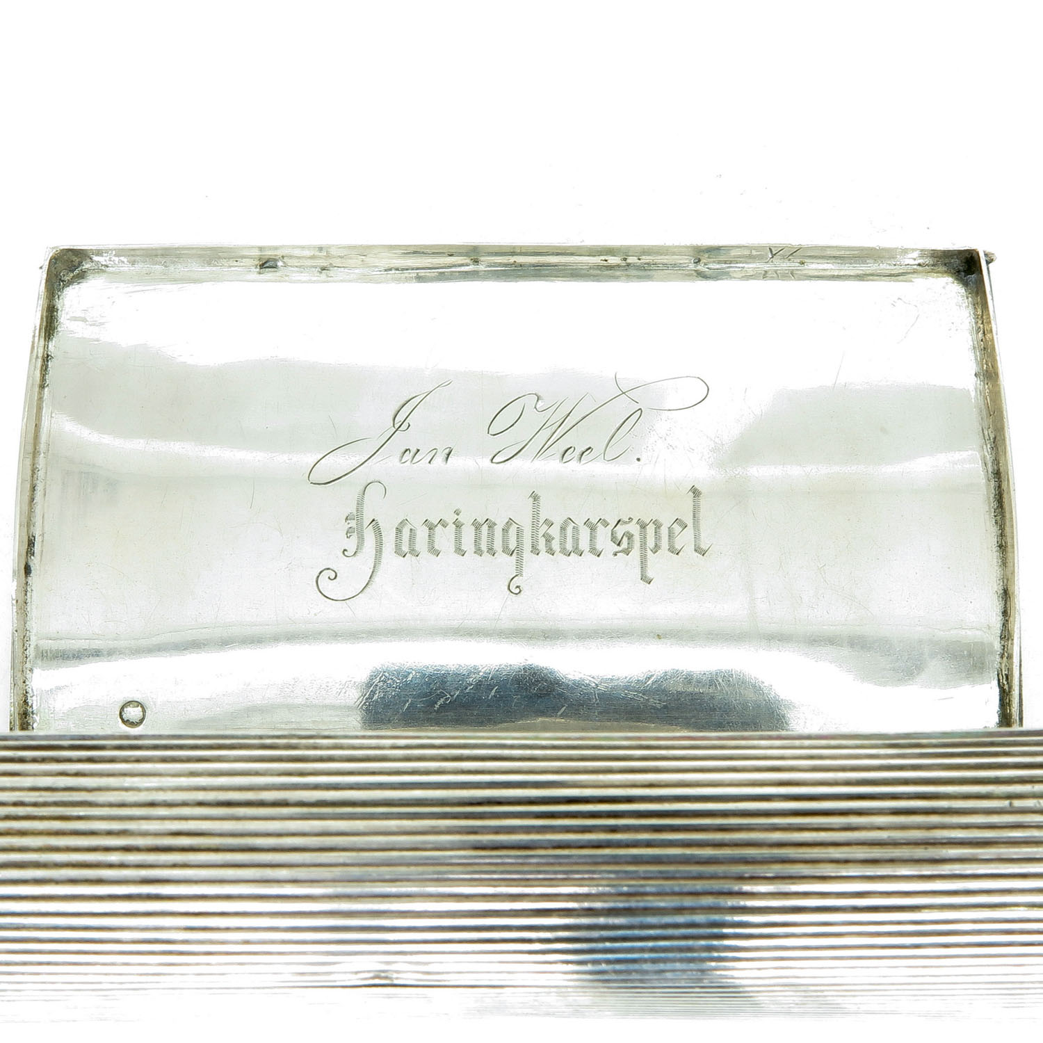 Engraved Dutch Silver Tobacco Box Circa 1830 - Image 8 of 8
