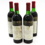 4 Bottles of Chateau Rothschild 1971