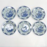 Lot of 6 18th Century China Porcelain Plates