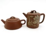 Lot of 2 Yixing Teapots