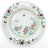 18th Century China Porcelain Plate