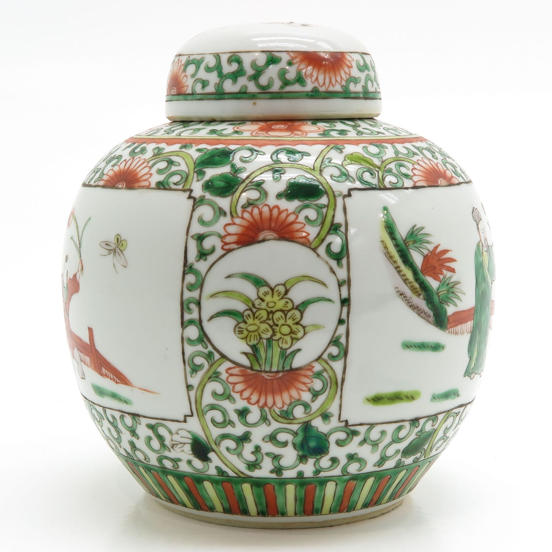 China Porcelain Lidded Jar - Bild 4 aus 6