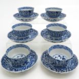 Lot of China Porcelain Cups and Saucers