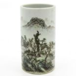 China Porcelain Republic Period Brush Pot