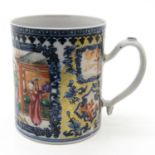 China Porcelain Mug in Mandarin Decor