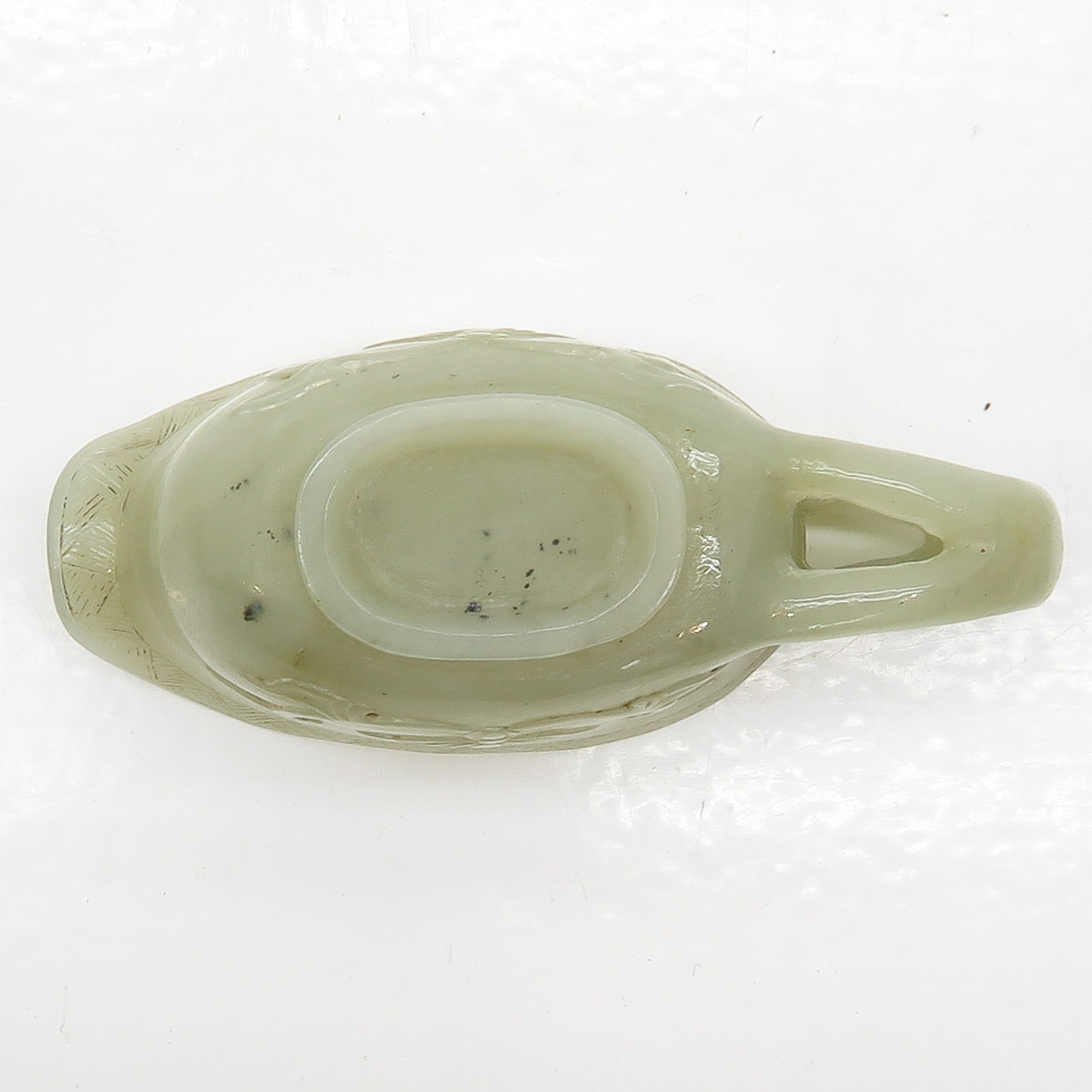 Small Carved Jade Pitcher - Image 6 of 6