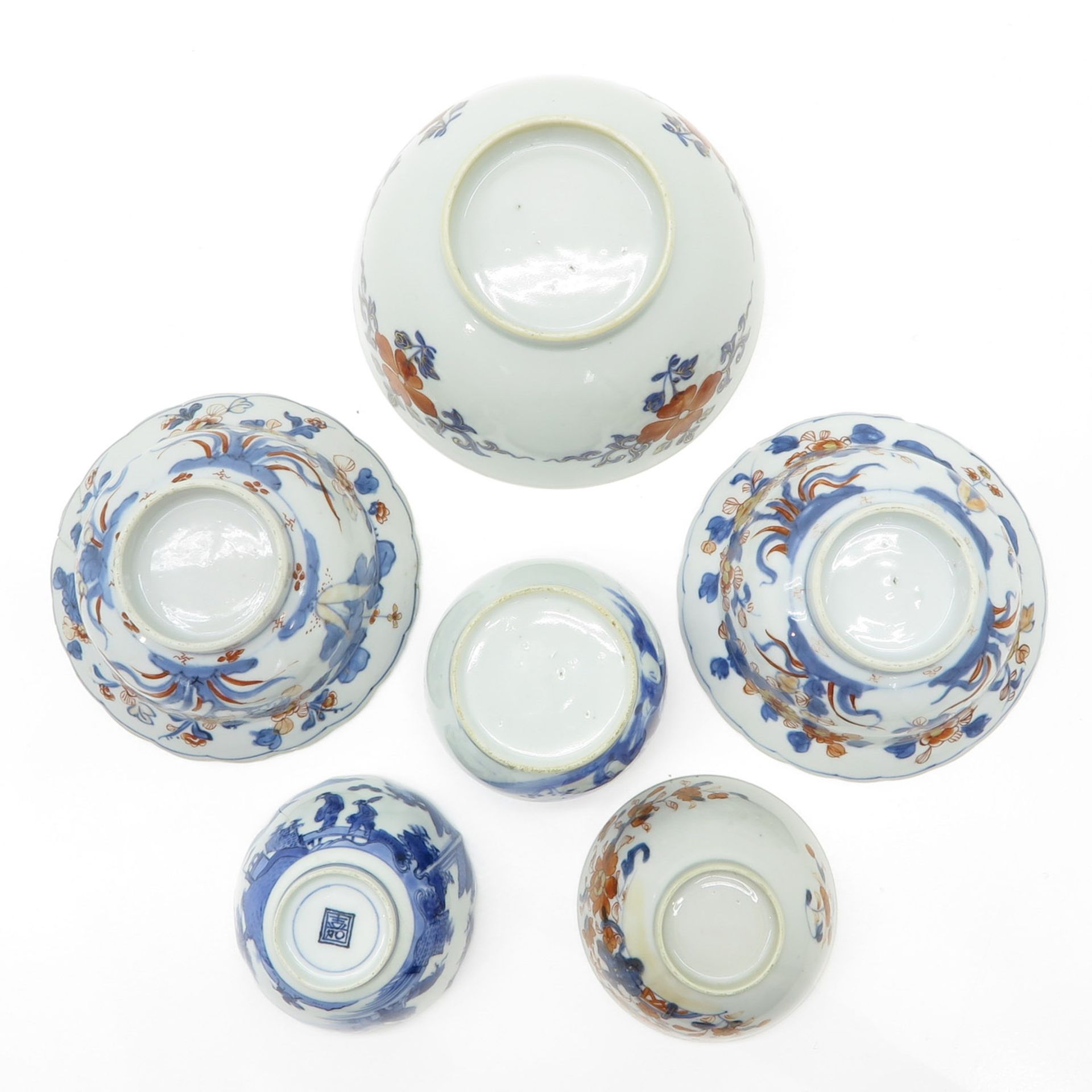 Lot of 6 China Porcelain Bowls - Bild 3 aus 3