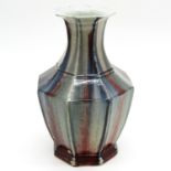 19th Century China Porcelain Flambe Vase