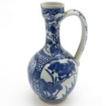 Japanese Arita Long Neck Pitcher Circa 1700