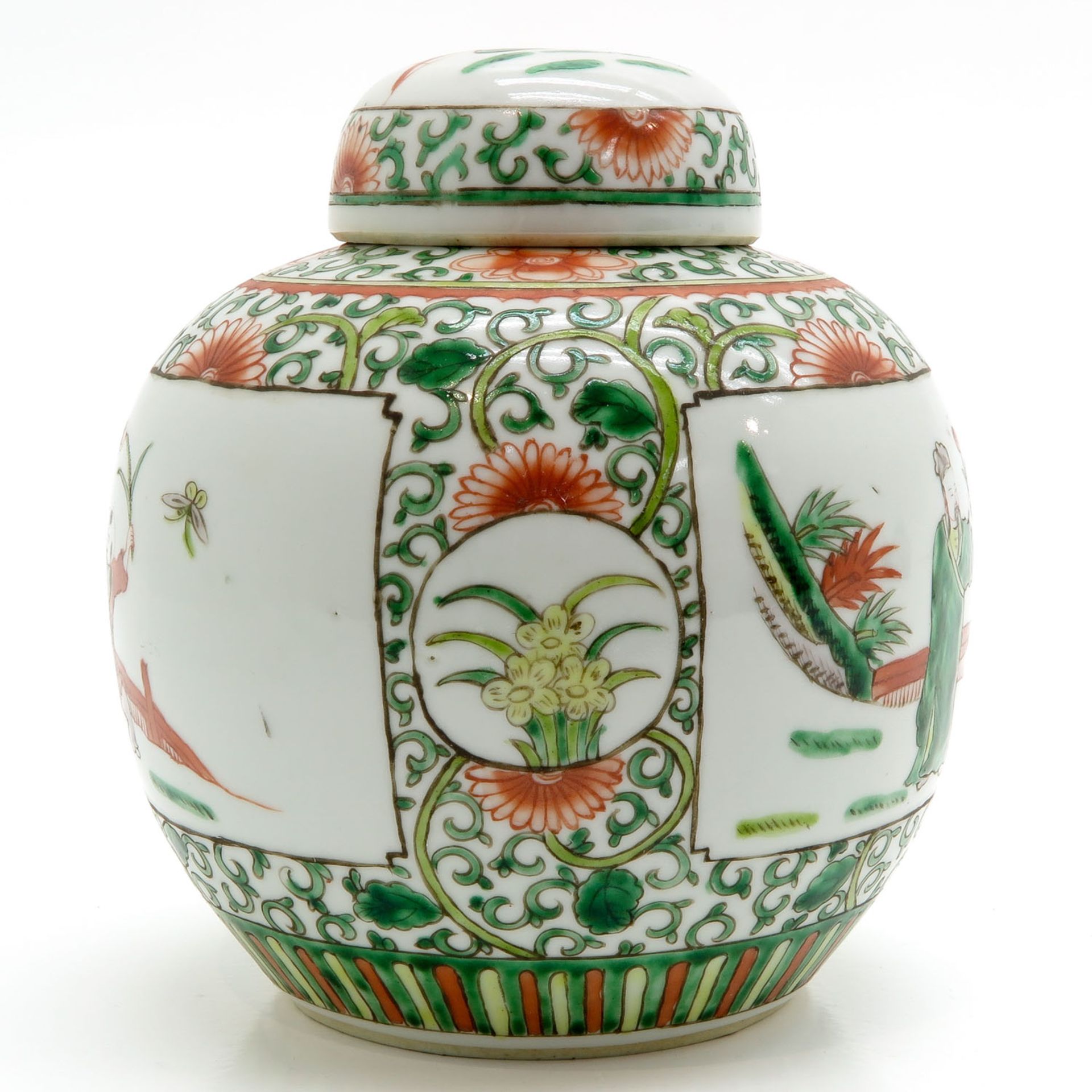 China Porcelain Lidded Jar - Bild 2 aus 6