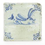 17th Century Dutch Tile