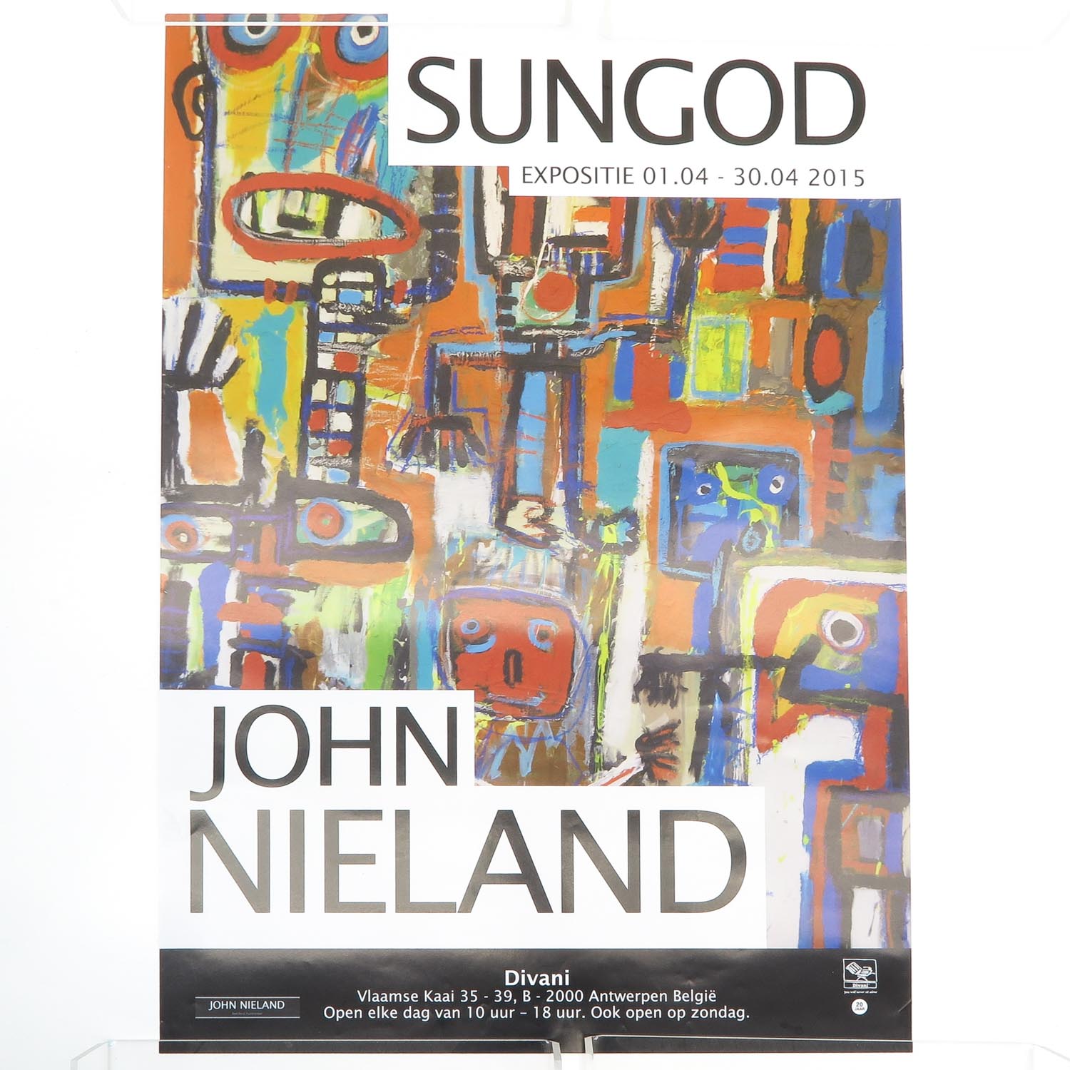 Signed John Nieland Oil on Cardboard - Image 3 of 5