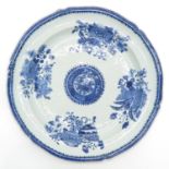 18th Century China Porcelain Plate