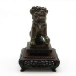 Bronze Chinese Dog Sculpture