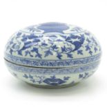 A Large China Porcelain Lidded Box