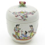 China Porcelain Lidded Jar