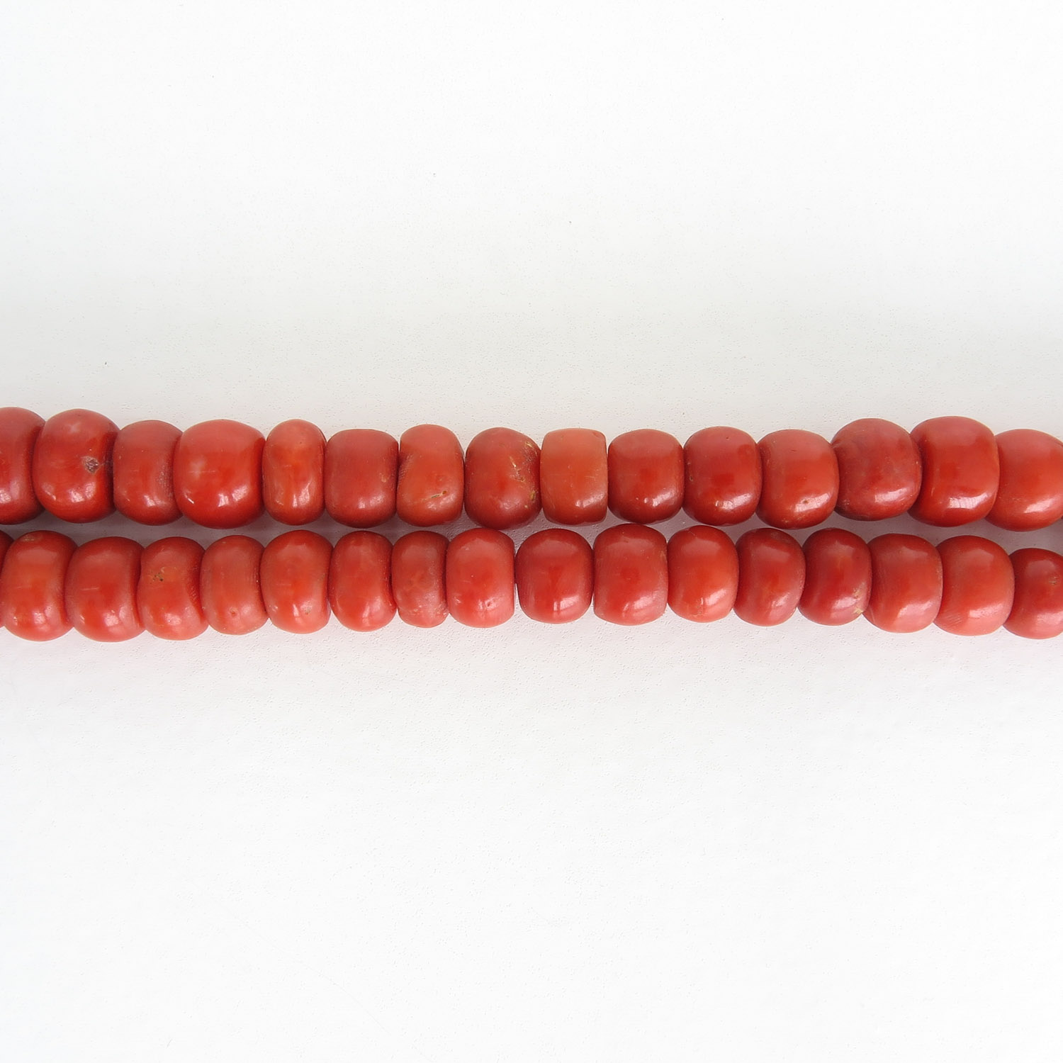 19th Century Red Coral Necklace - Image 3 of 3