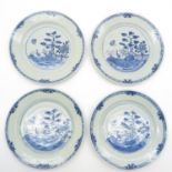 Lot of 4 China Porcelain Plates