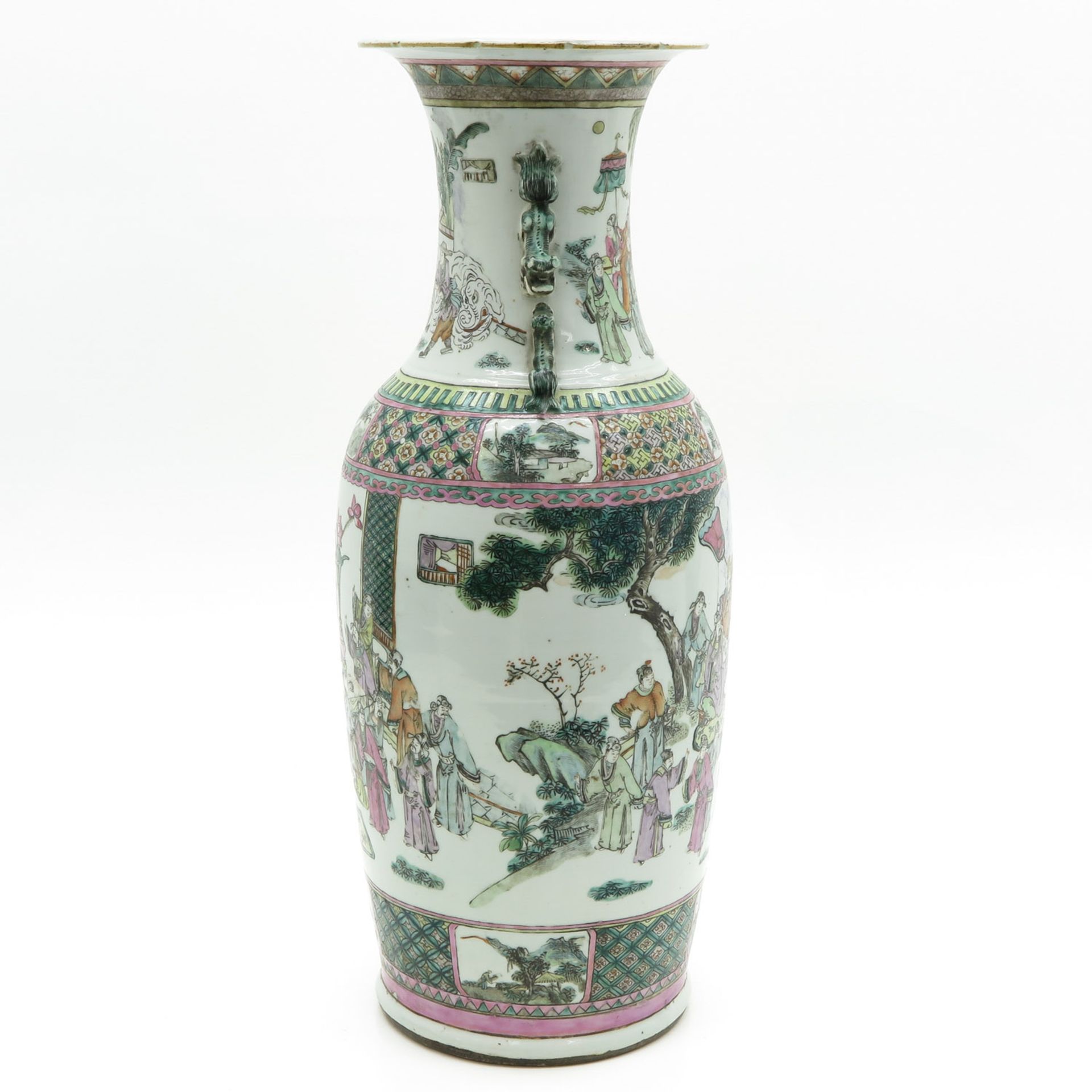 China Porcelain Famille Rose Vase - Bild 4 aus 6