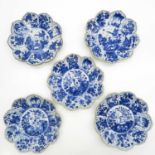 A Beautiful Set of 18th Century China Porcelain Plates