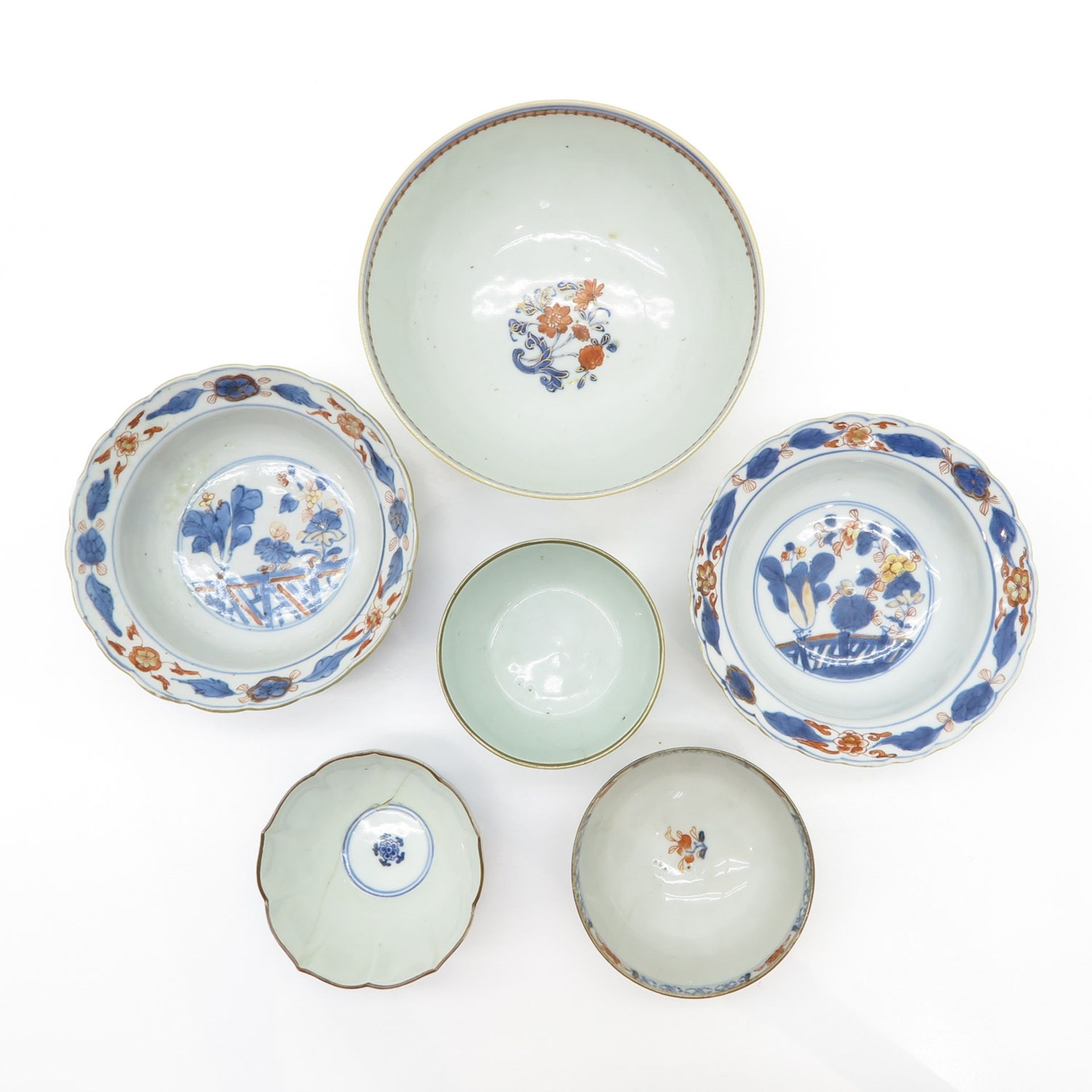 Lot of 6 China Porcelain Bowls - Bild 2 aus 3