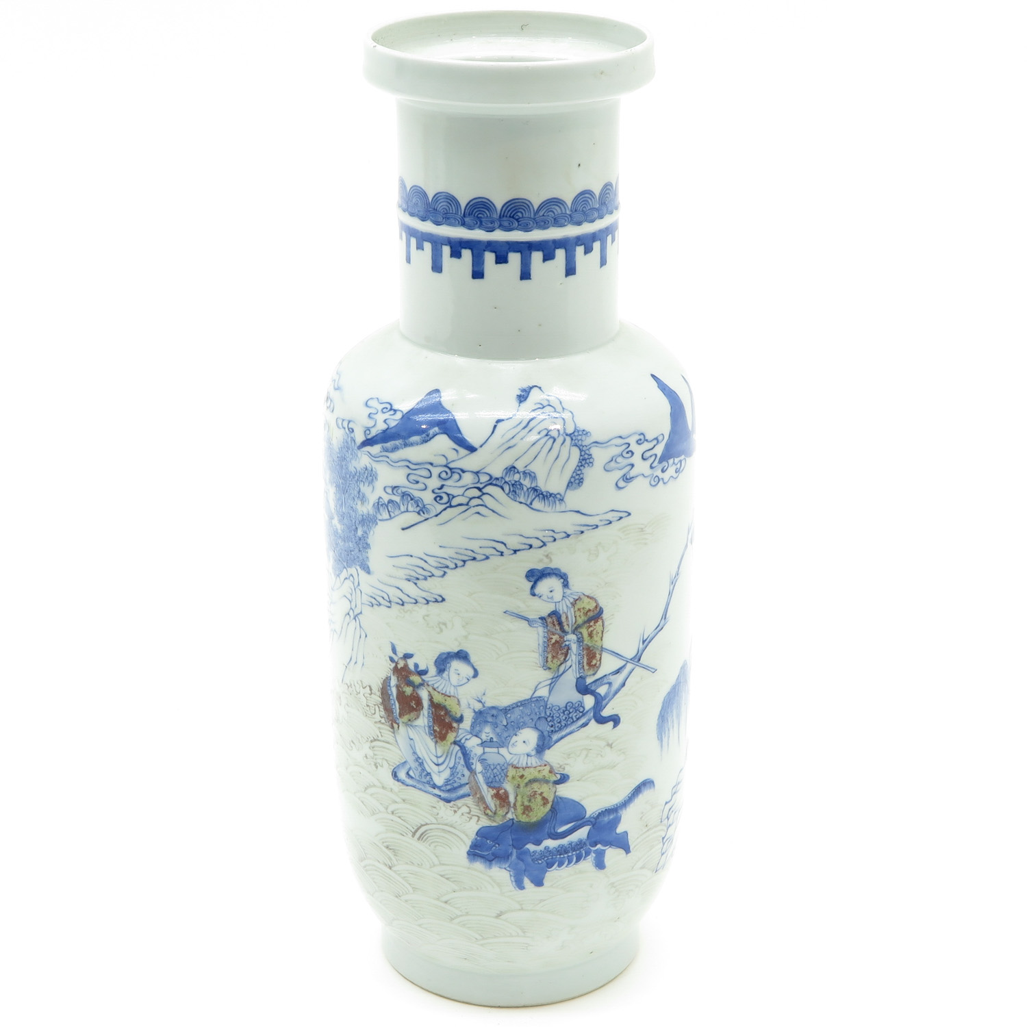 China Porcelain Roll Wagon Vase