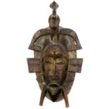 An Ivory Coast Senufo Kepelie Mask