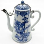 China Porcelain Coffee Pot Circa 1800