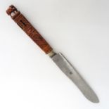 Dutch Knife with Wood Handle