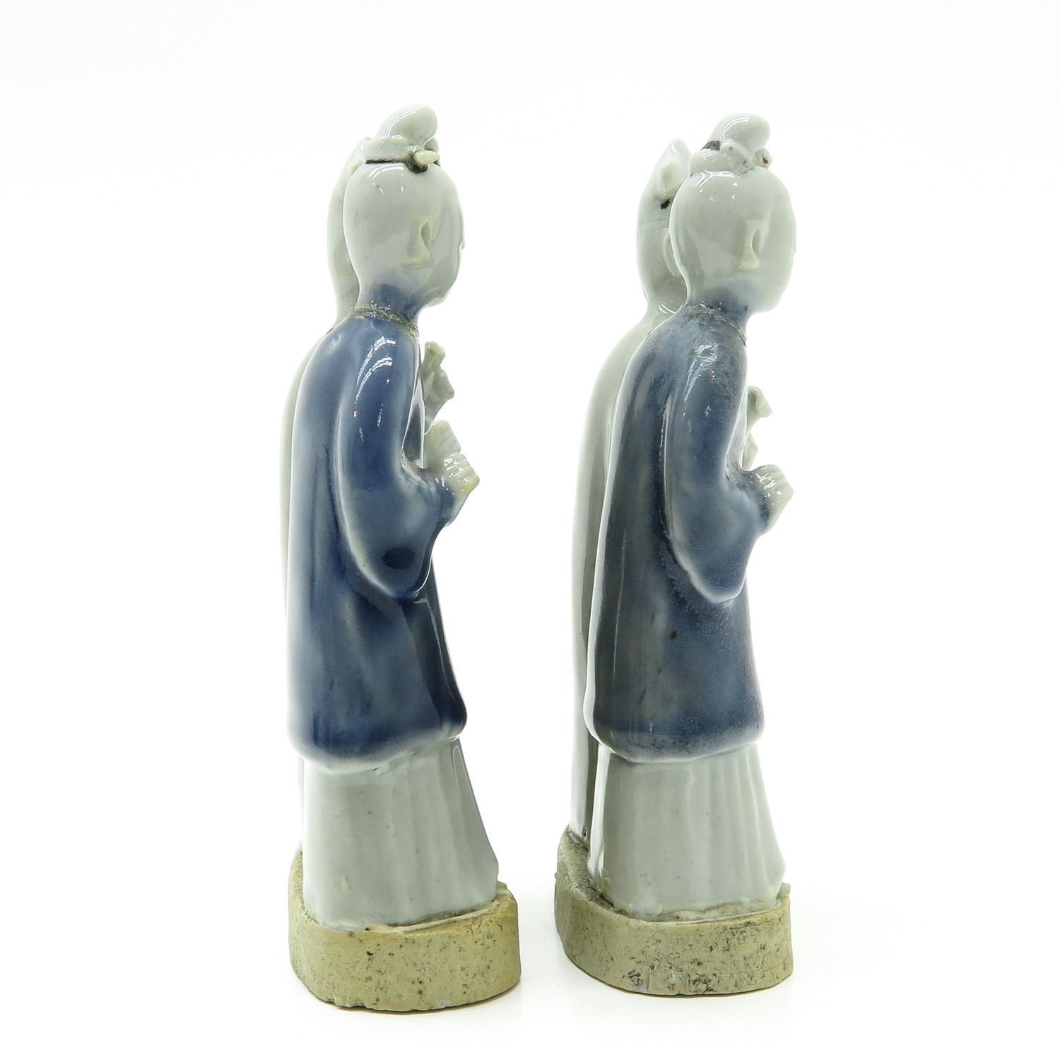 Lot of 2 China Porcelain Sculptures - Image 4 of 5