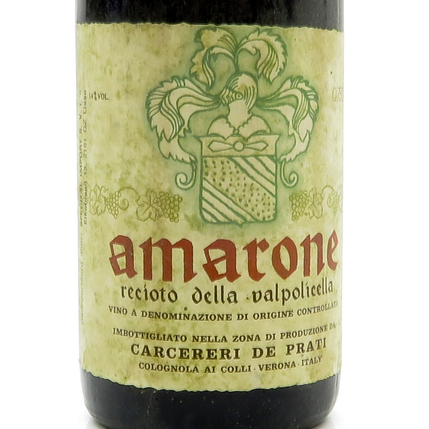 Lot of 6 Bottles of Amarone 1968 - Image 2 of 2