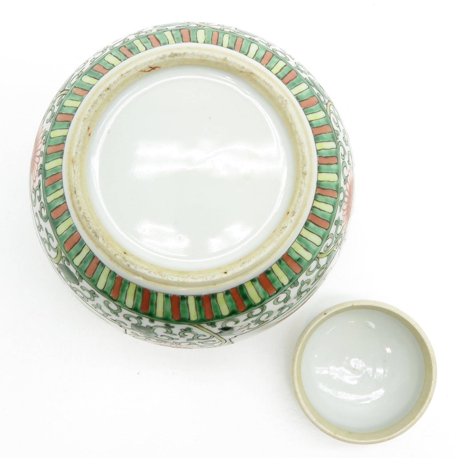 China Porcelain Lidded Jar - Bild 6 aus 6