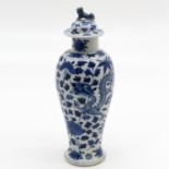 19th Century China Porcelain Lidded Vase