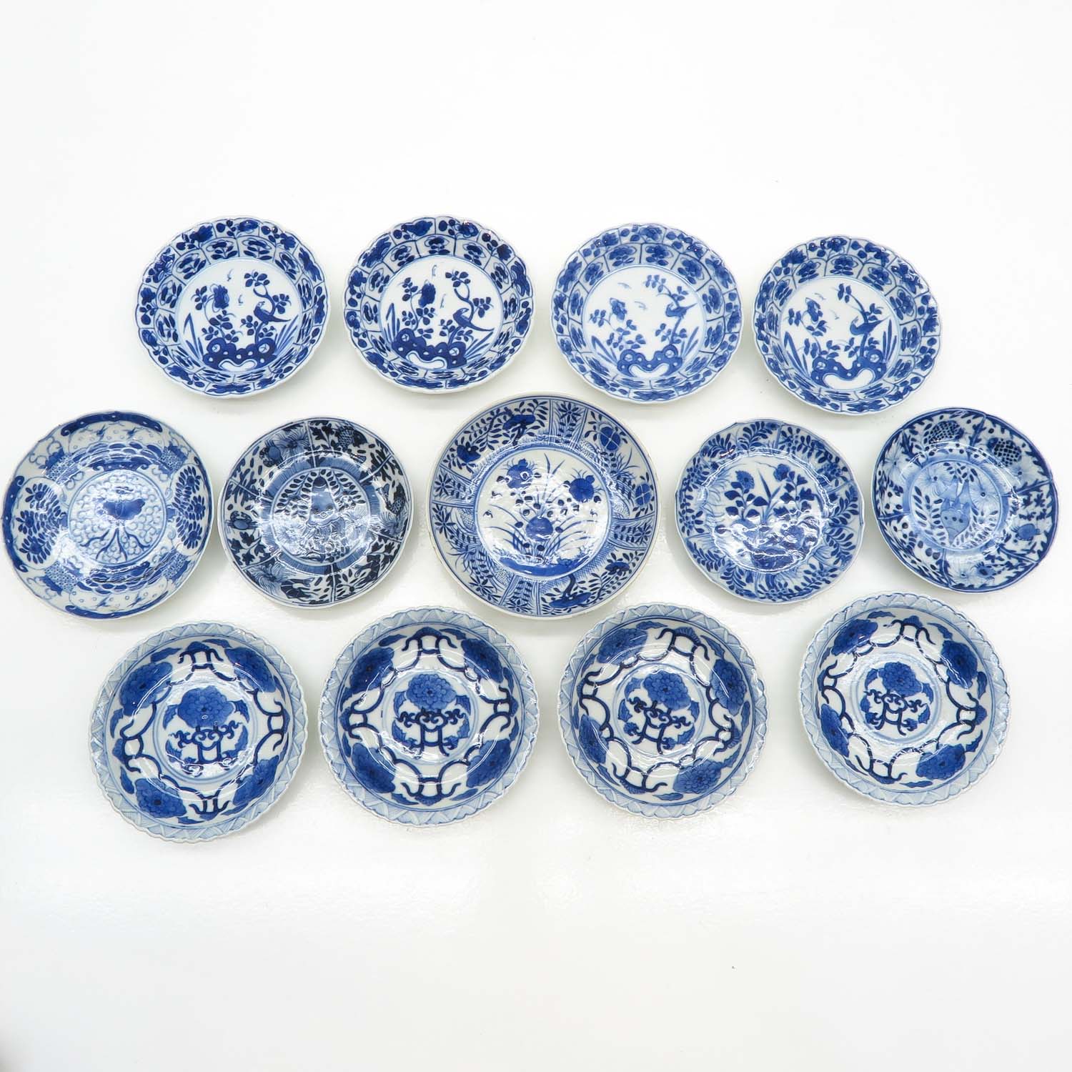 Lot of 13 China Porcelain Saucers