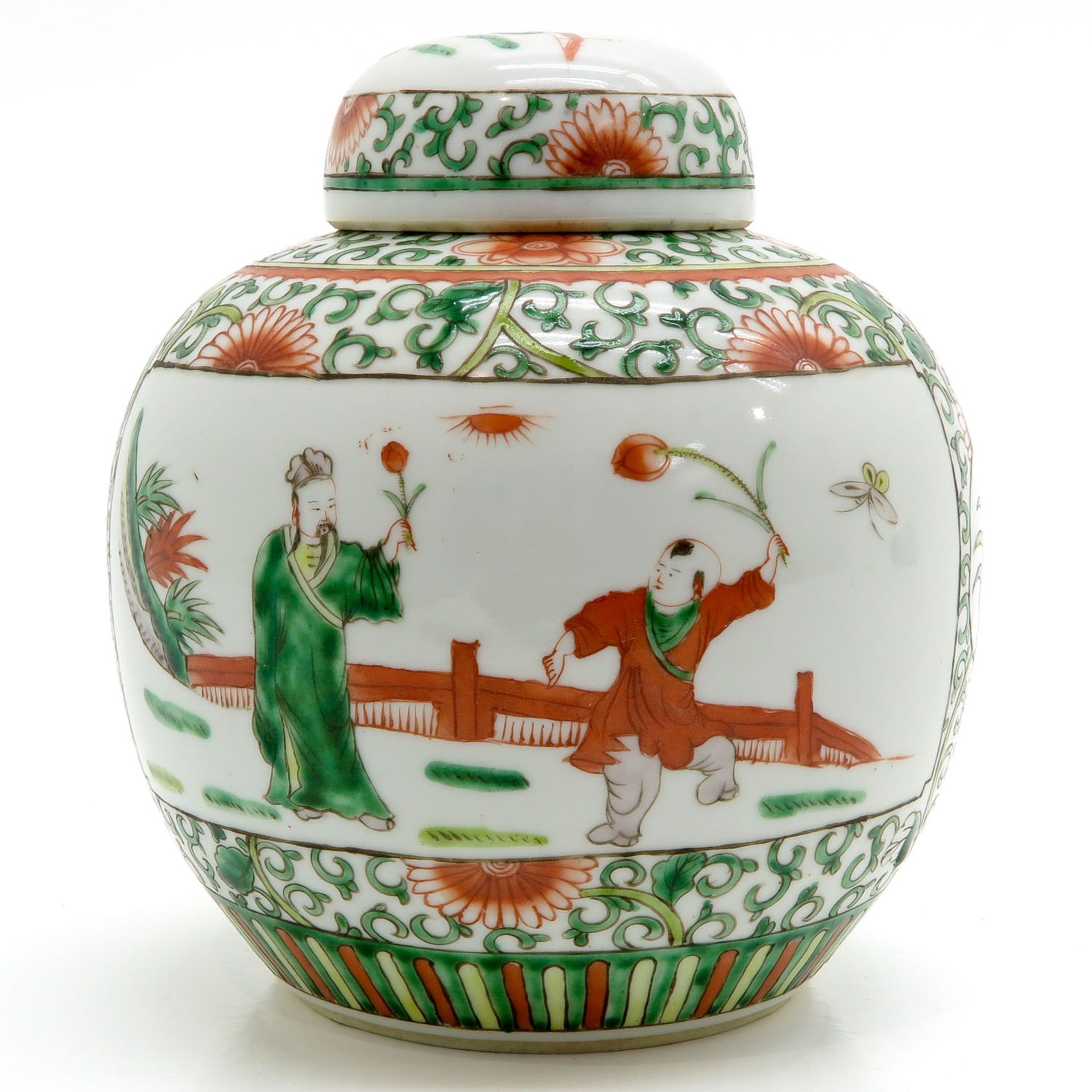 China Porcelain Lidded Jar - Bild 3 aus 6