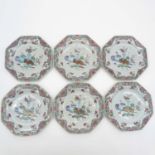 Lot of 6 18th Century China Porcelain Plates