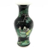 19th Century Famille Noir Vase