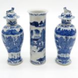 19th Century China Porcelain Garniture Set