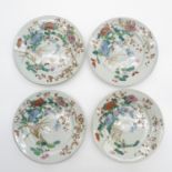 Lot of 4 Asiatic Porcelain Plates