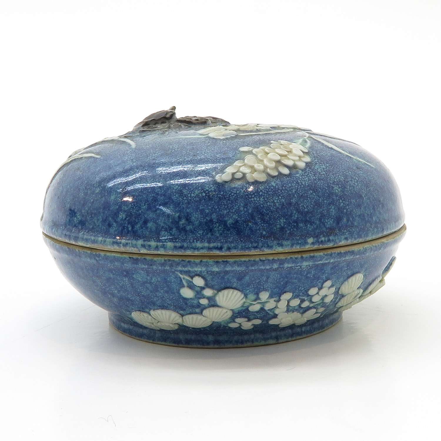 China Porcelain Robins Egg Covered Jar - Image 2 of 6