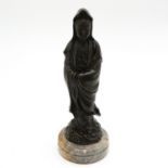 Chinese Bronze Quan Yin Sculpture