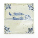 17th Century Dutch Tile