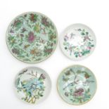 Lot of 4 China Porcelain Plates