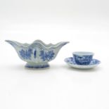 Lot of 2 China Porcelain Items Including 18th Century