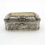 19th Century Silver Siri Box