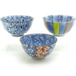 Lot of 3 China Porcelain Bowls