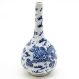 19th Century China Porcelain Long Neck Vase
