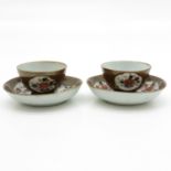 China Porcelain Cup and Saucers